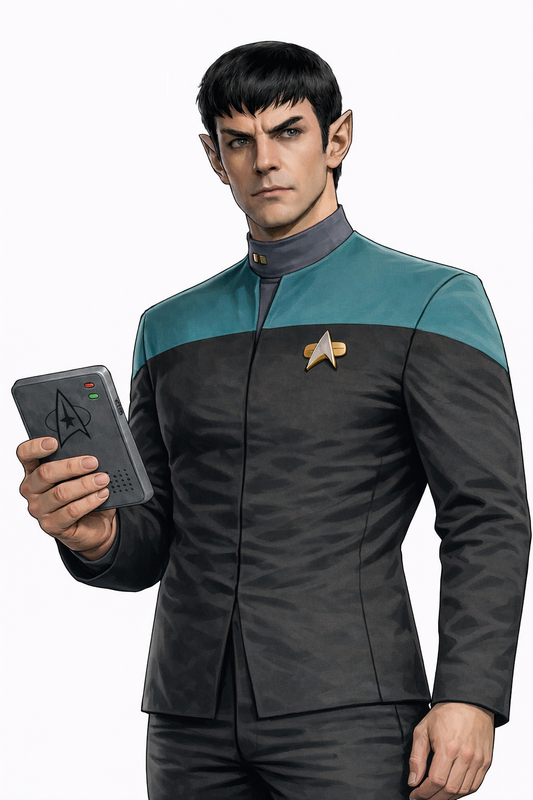 Chat GPT Star Trek Vulcan Officer Lt Dr Voraal Male Version
