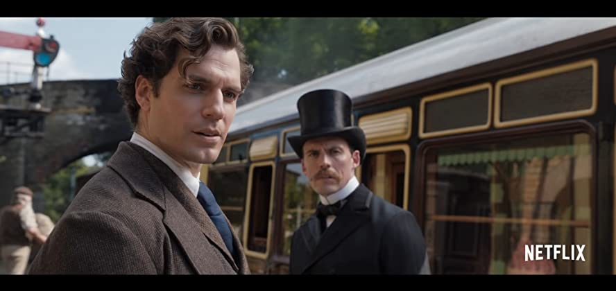 Henry Cavill dan Sam Claflin di film Enola Holmes (2020)