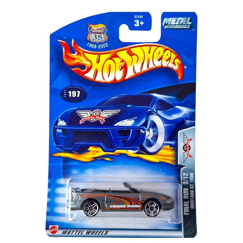 Hot Wheels Mustang GT 1996 Cinza