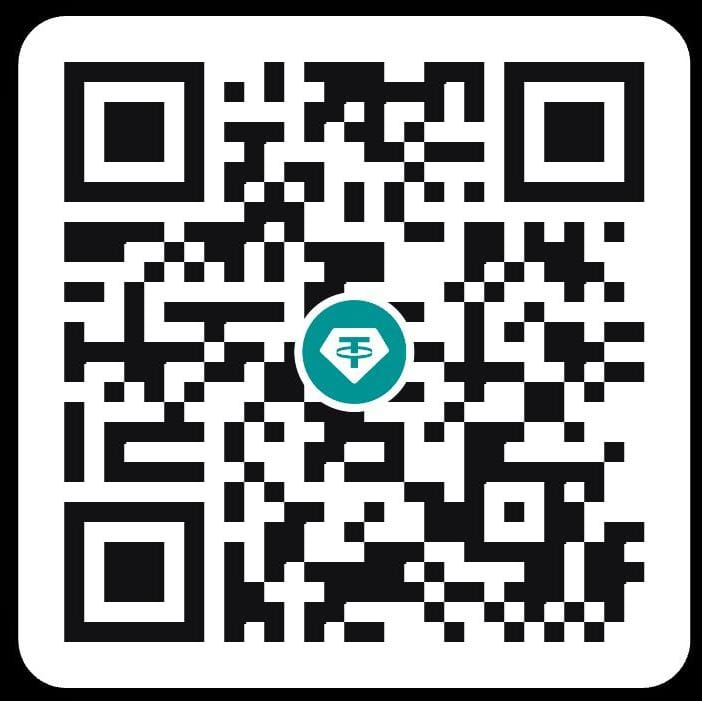 Tether on Tron deposit QR code
