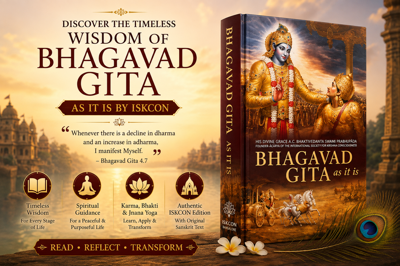ISKCON Bhagavad Gita Book – Bhagavad Gita As It Is