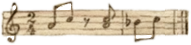 Music note divider
