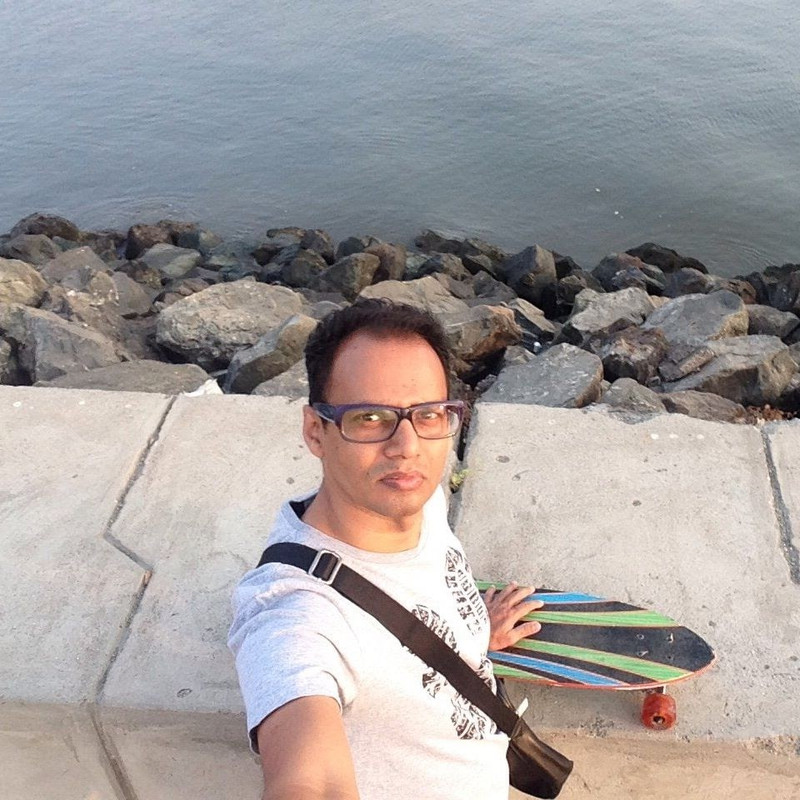 Portrait of the solo developer