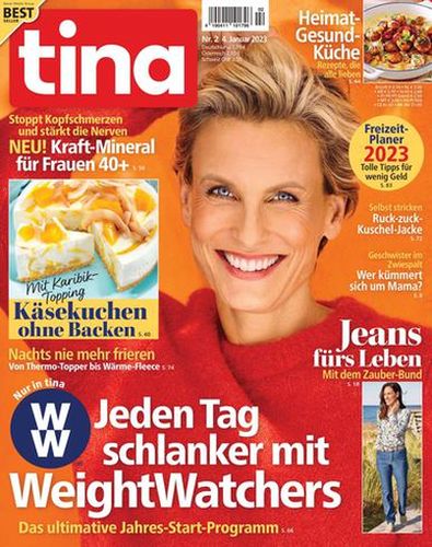 Cover: Tina Frauenzeitschrift No 02 vom 04  Januar 2023