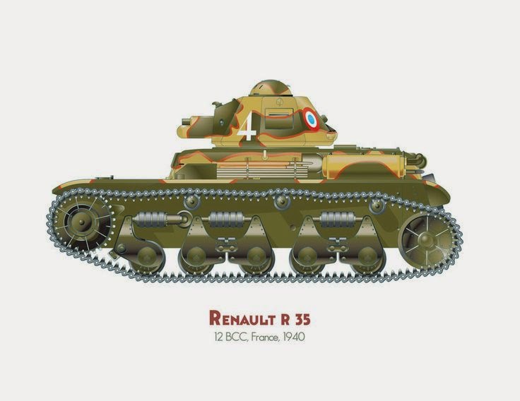 Renault R 35. Francia, 1940