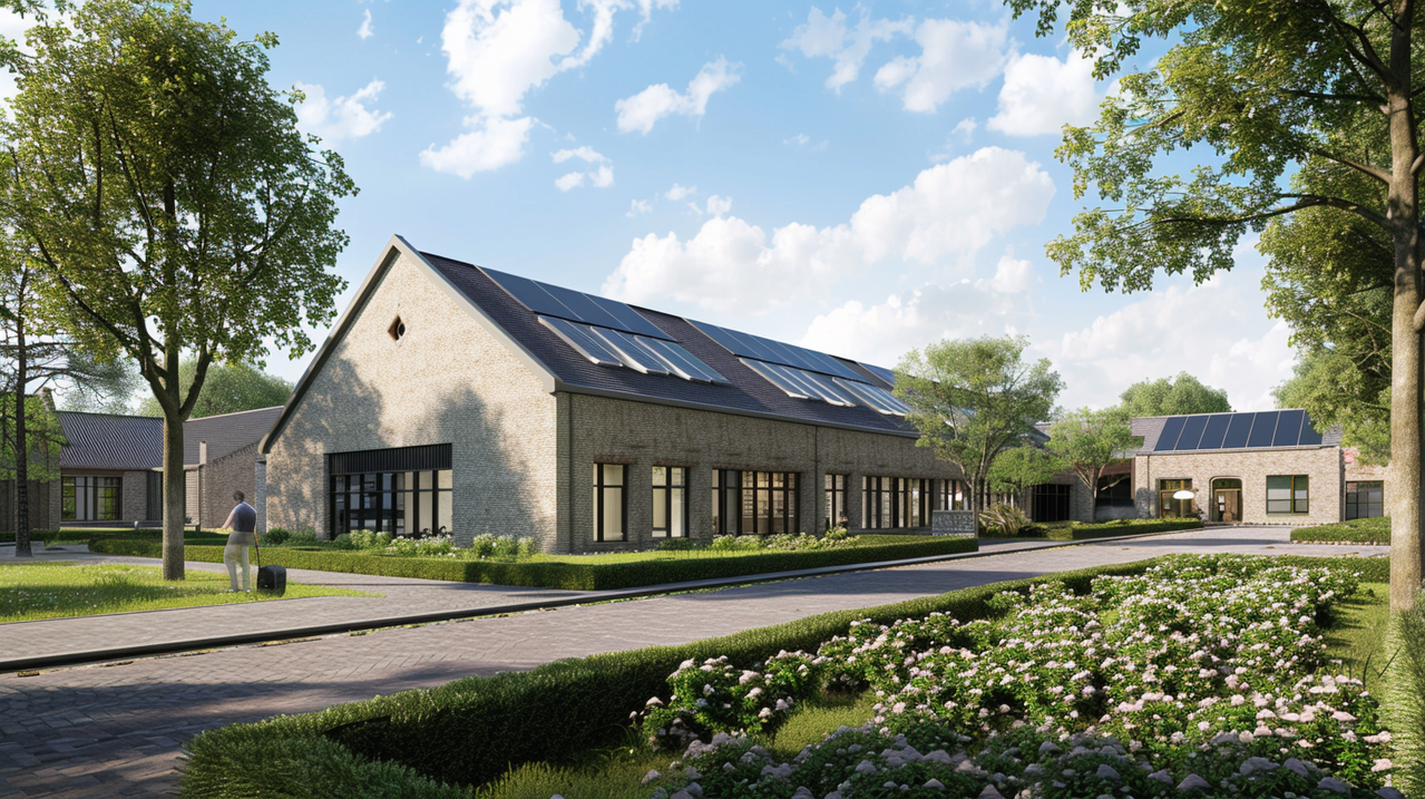 Another view of a modern residential house