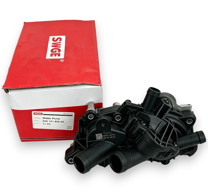 Volkswagen Audi Engine Water Pump Assembly Pam Air for Golf MK7 Polo Jetta Passat B8 Tiguan Touran Audi A1 A3 A4 1.2 1.4 TSI (OE: 04E121600AD / 04E121600AL / 04E121600BD / 04E121600CB)