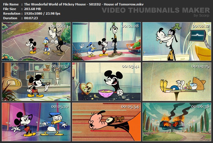 The Wonderful World of Mickey Mouse - S01E02 - House of Tomorrow.mkv