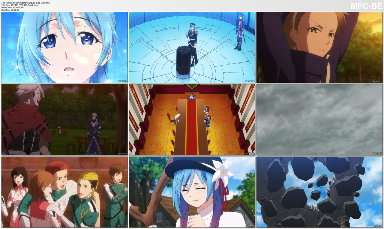 HR Plunderer 20 1080p HEVC English Dub HR GZ