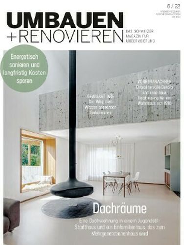Cover: Umbauen + Renovieren Magazin November-Dezember No 06 2022