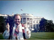 Lance Prevort on the White House lawn