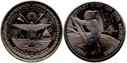 ISLAS MARSHAL - 5 Dollars 1989 • Primer Hombre en la Luna Islas-Marshall-13-5-Dollars-1989