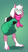 ralsei by 66wolfreak99 djxoewo