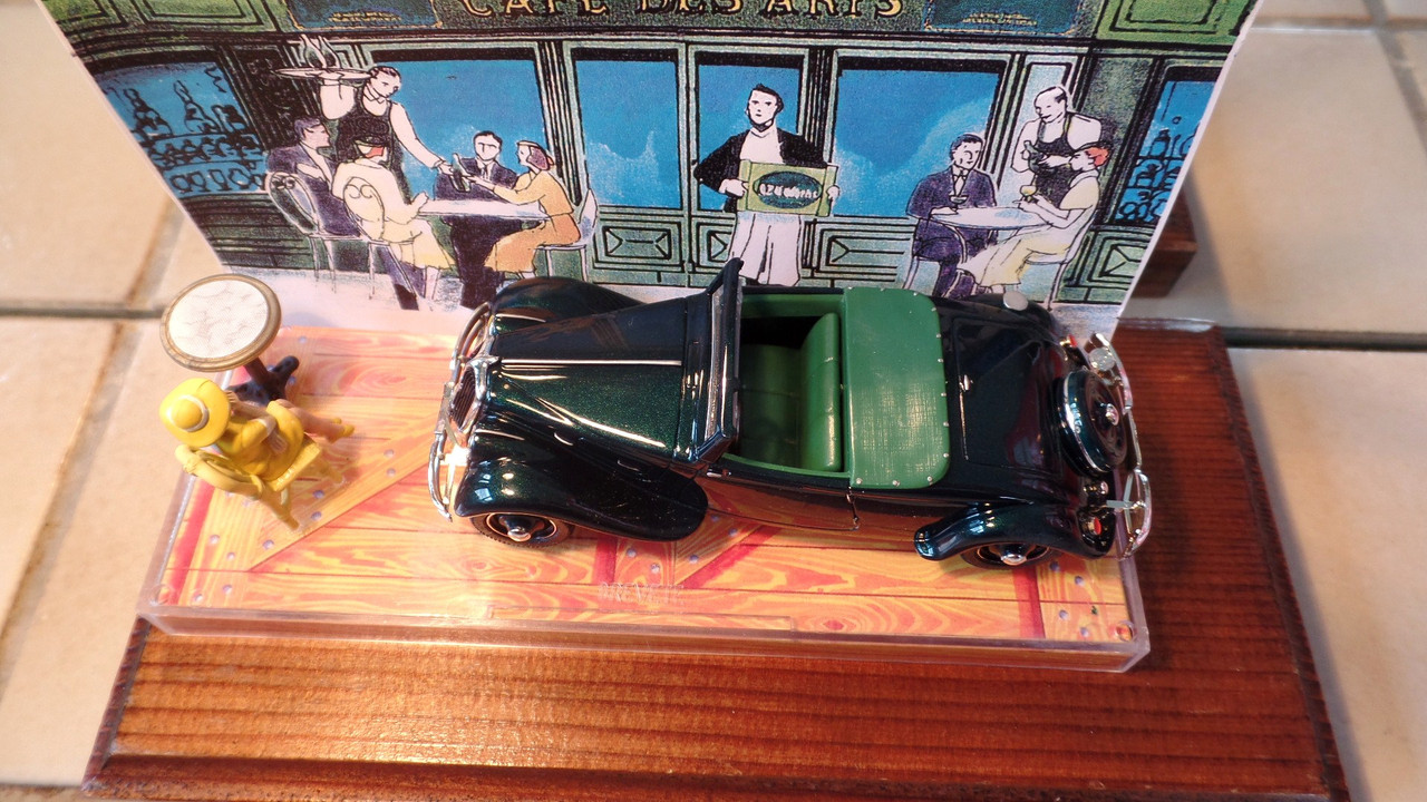 Norev - 22 cv Cabriolet Ouvert Vert irisé Café des Arts - 4821 QU 4 2