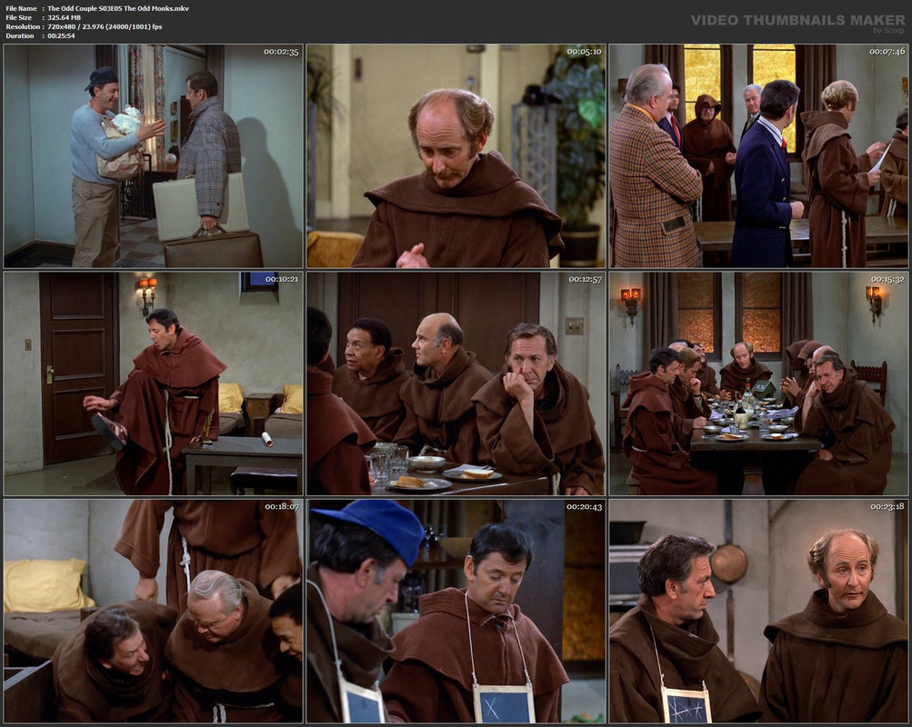 The Odd Couple S03E05 The Odd Monks.mkv