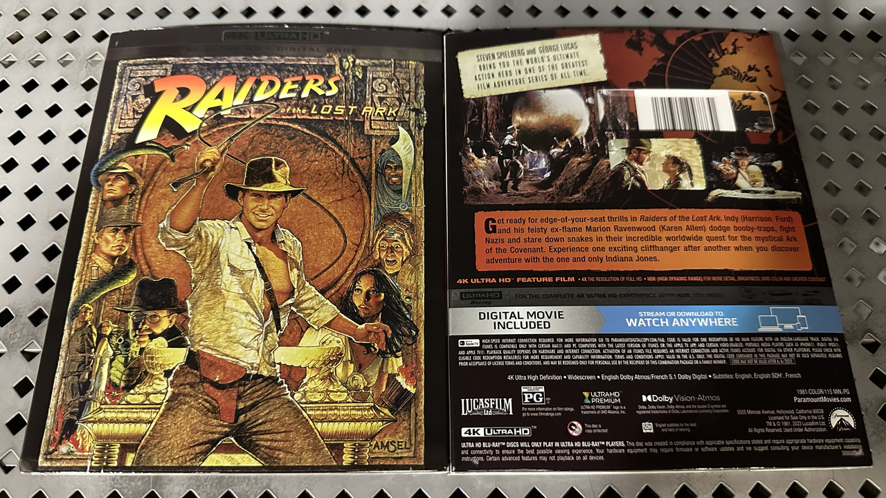 Raiders of the Lost Ark 4K UHD (1981) - Page 5 - Blu-ray Forum