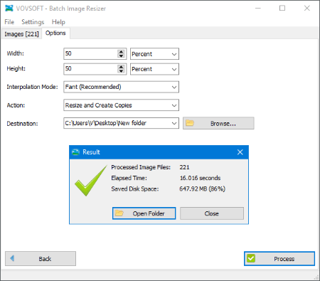 Vovsoft Batch Image Resizer 1.5.0