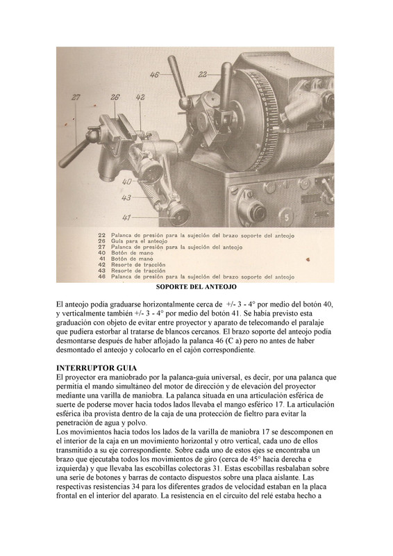 La instalación de telecomando para el proyector G 150  consta de_p08