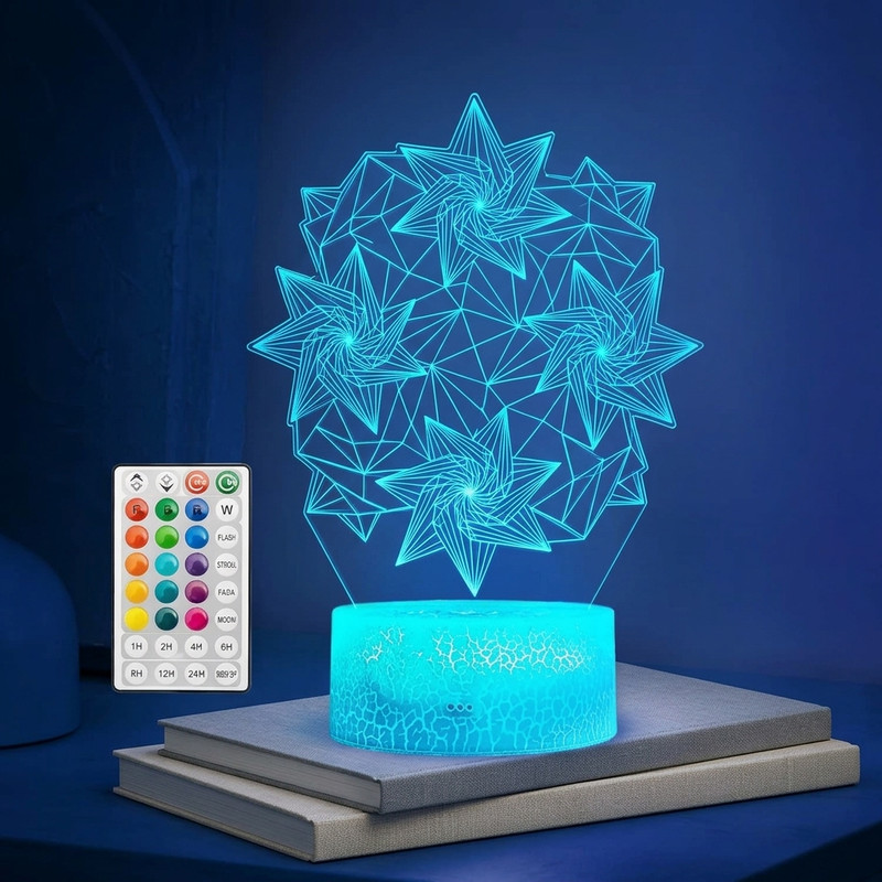 KIEAL 16 Colors Cartoon Night Light