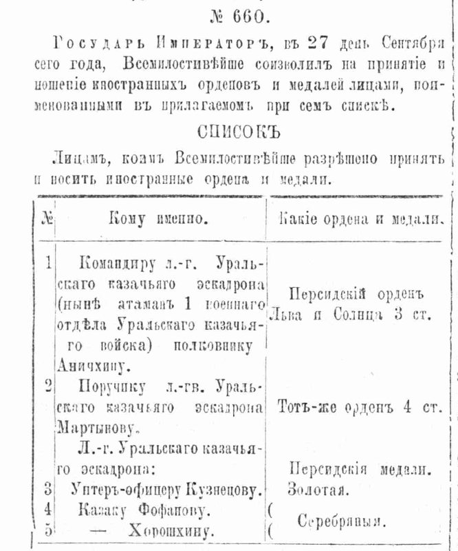 1889 Персидские