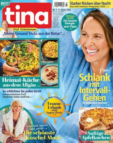 Cover: Tina Frauenzeitschrift No 03 vom 11  Januar 2023