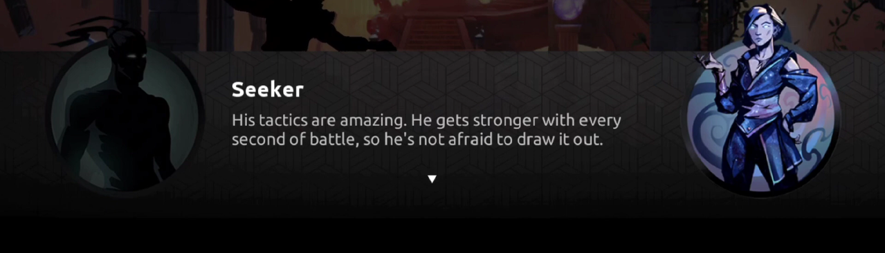 He gets stronger every second of the battle