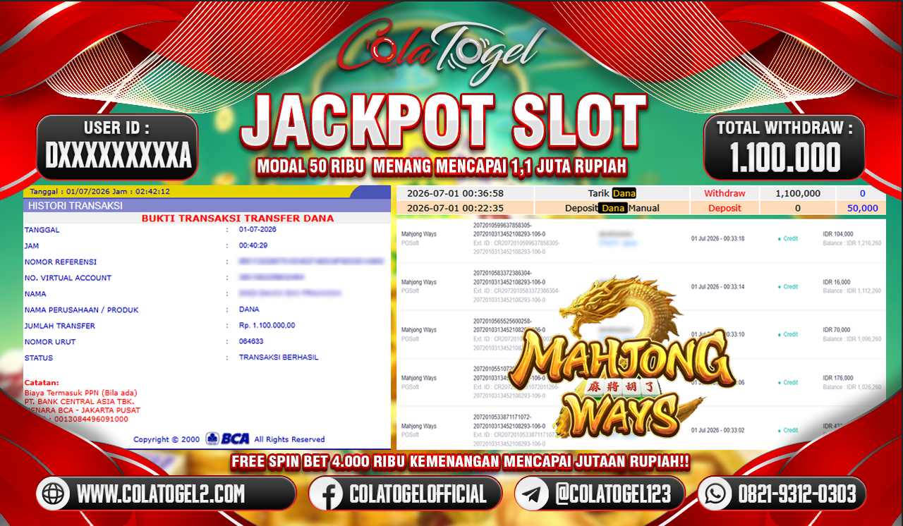 JACKPOT SLOT GACOR!!