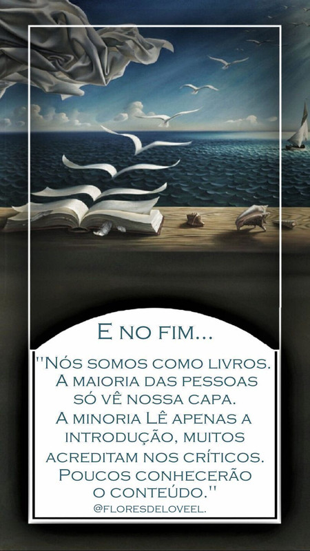 E no fim...