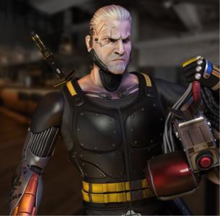 Geralt of Rivia The Witcher Cyberpunk Style – 3D Print Model