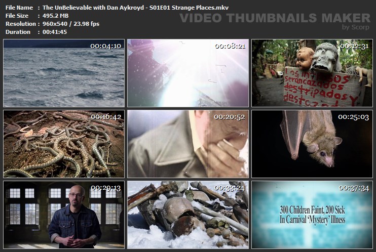 The UnBelievable with Dan Aykroyd - S01E01 Strange Places.mkv