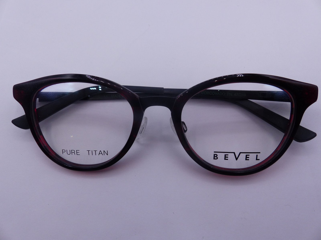 BEVEL 2545 CORCOVADO PINOT NOIR WOMENS EYEGLASSES FRAMES SIZE 47-19-135