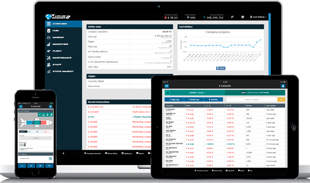 Game Airline Manager 2 dapat Dimainkan di Semua Perangkat