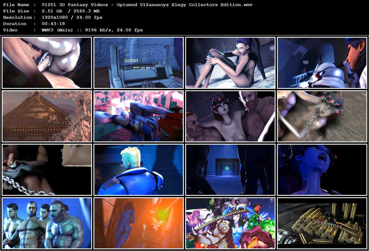 01251 3D Fantasy Videos - Opiumud 012annecys Elegy Collectors Edition.wmv