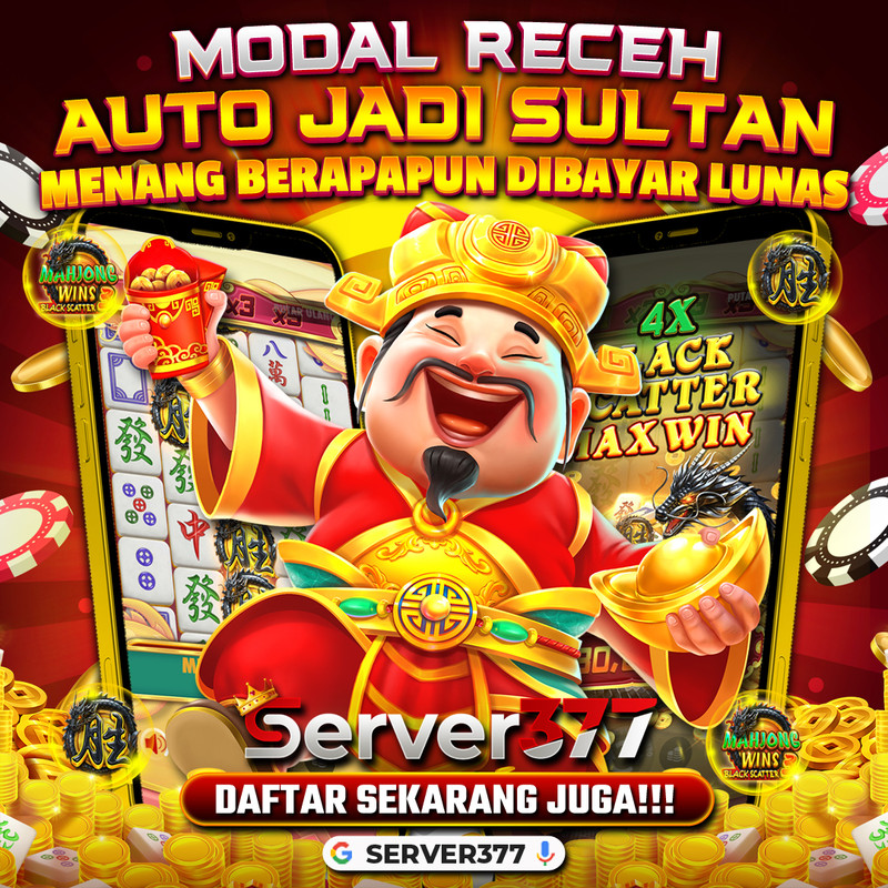 SERVER377 Slot Online Terpercaya: Tempat Bermain Slot Anti Rungkad