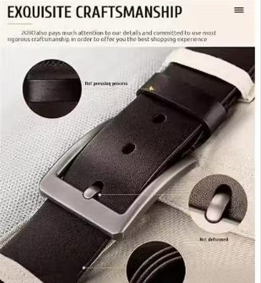 World Fashionable Trendy Men and Boys Belts || Fancy Unique Men Belts || Stylish Durable Black and Brown Leather Men Belts.(B109)