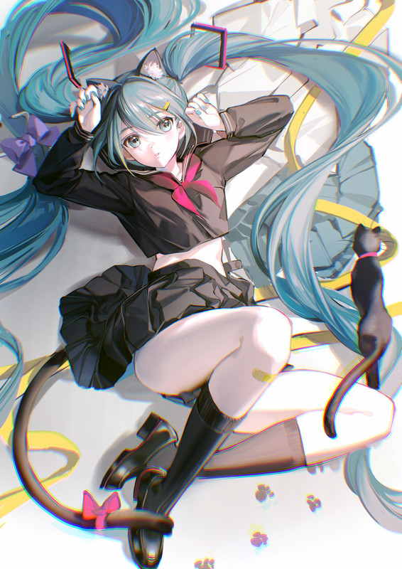 hatsune-miku-vocaloid-and-1-more-drawn-by-rumoon-157df8483e7eaecc5ffa6cee45138179-1