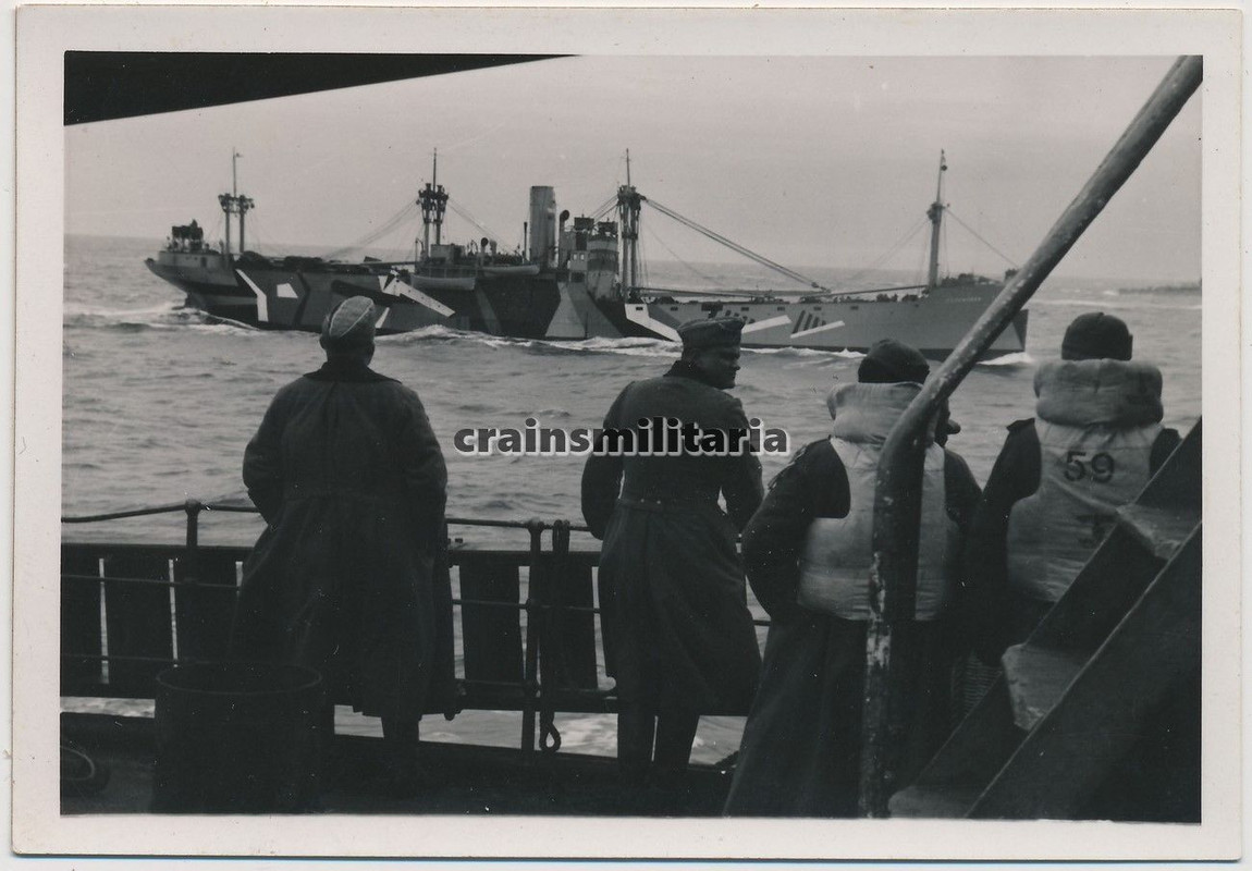Orig. Foto Schiff Frachter HOHENHÖRN m. Tarn Cam