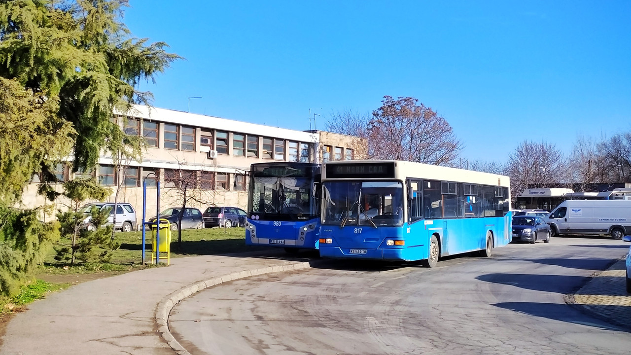 Volvo B7R-LE / Neobus 501G (2005) #817 i Ikarbus IK-112N (2017) #980