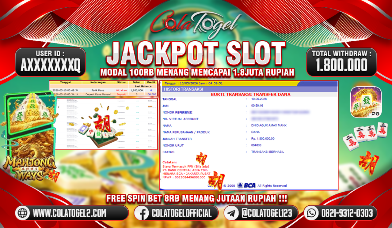 JACKPOT SLOT GACOR!!