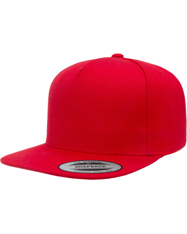 Yupoong Adulto Estructurado Visera Plana Clásica Snapback Gorra YP5089 - Imagen 5 de 10