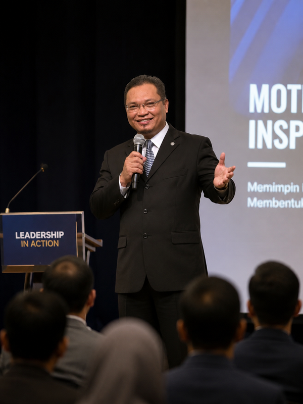 Prof. Dr. Haji Mohd Nazri menyampaikan ceramah Leadership in Action