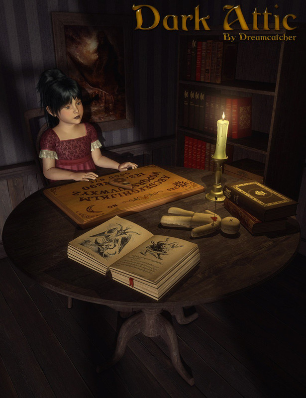 00 main dark attic daz3d