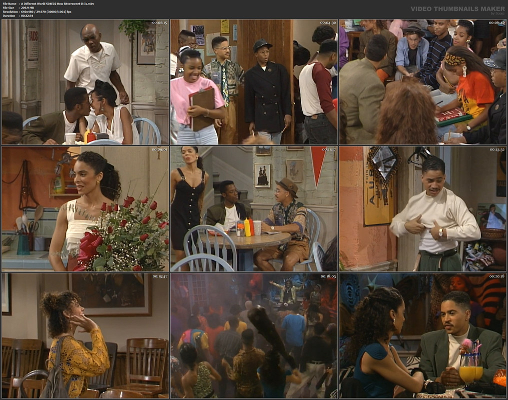 A Different World S04E02 How Bittersweet It Is.mkv