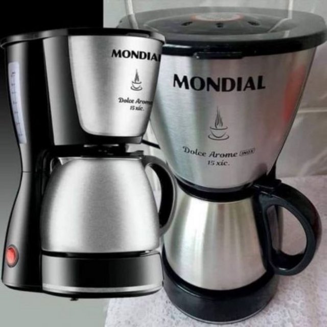 Cafeteira Elétrica Inox Mondial Dolce Arome – C-34 JI Preto