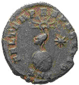 Glosario de monedas romanas. GLOBO IMPERIAL. 20
