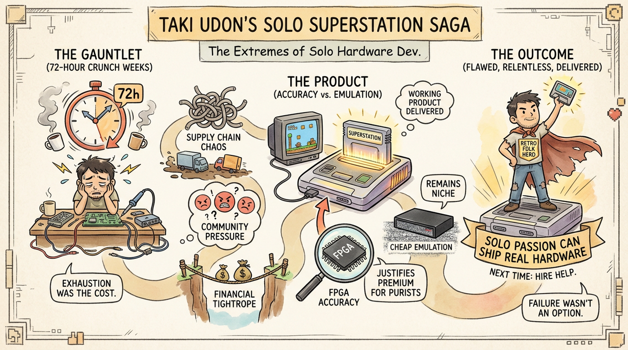 Electronics workbench with FPGA boards representing SuperStation development