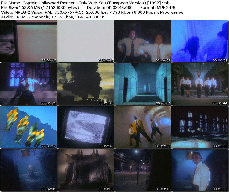 Captain Hollywood Project - Only With You (European Version) [1992].vob_tn