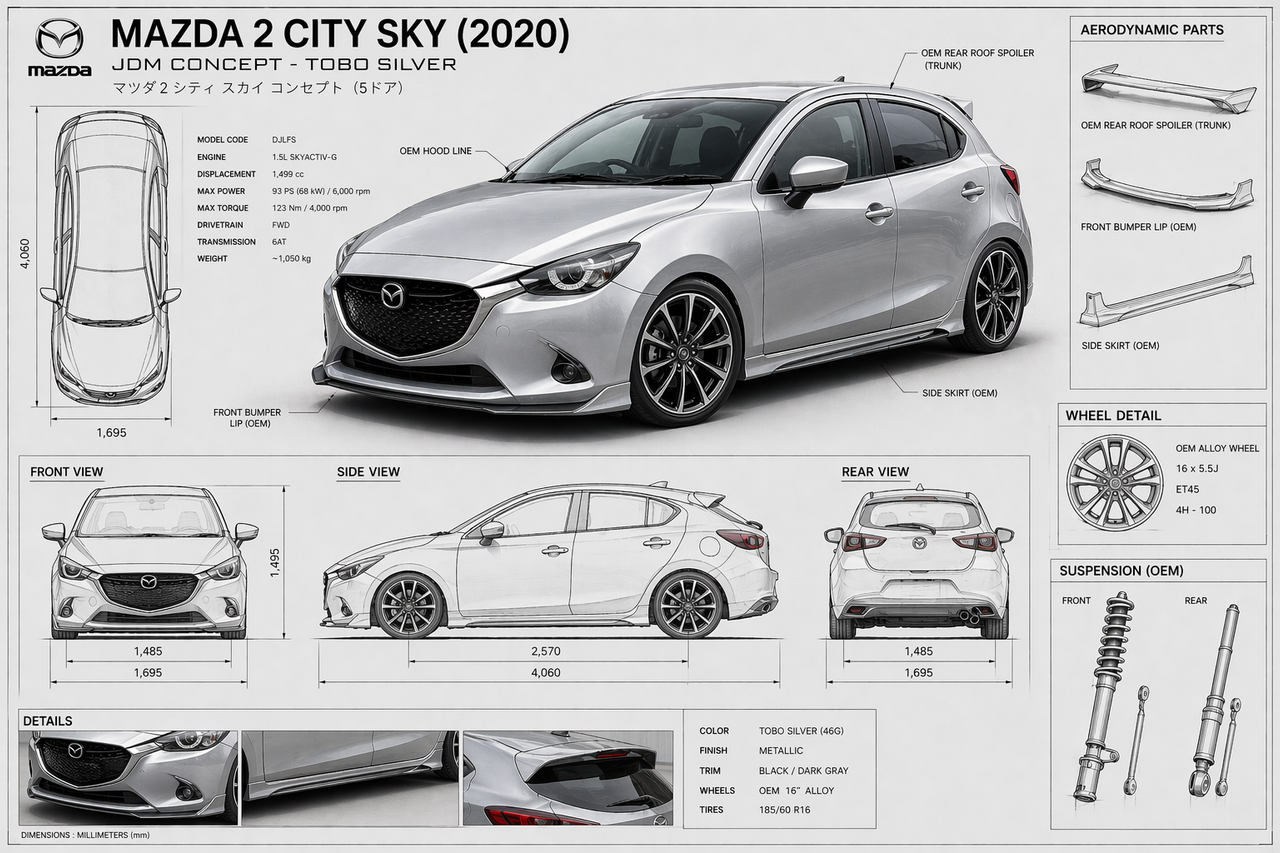 Automotive Blueprint Generator – Turn Your Car into a Professional Concept Design Board