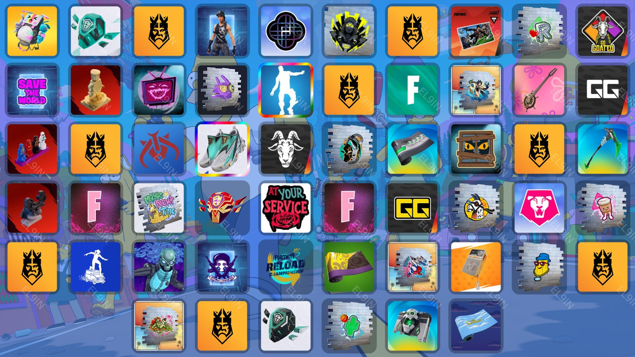 Example of items & stw gear