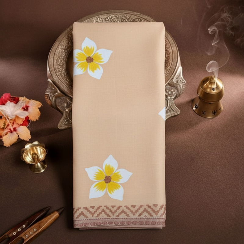 Handblock Printed Cotton Saree | Traditional Craft with Contemporary Elegance Design 2